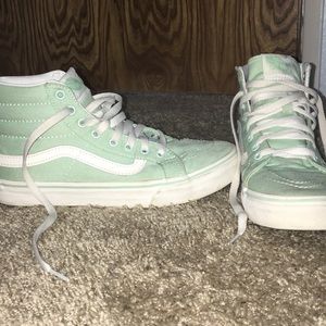 Aqua turquoise women’s vans